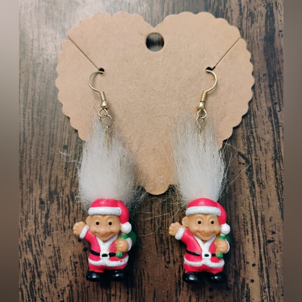 Vintage Russ Merry Little Troll Earrings
